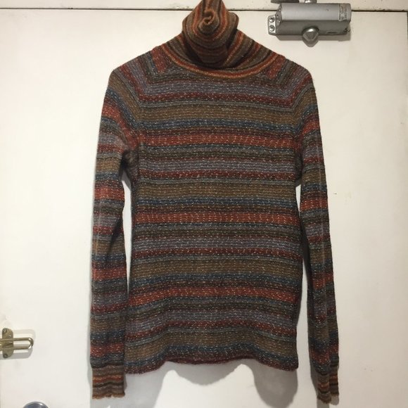 VINTAGE MISSONI KNITTED TURTLENECK SWEATERS SIZE L - Picture 5 of 10